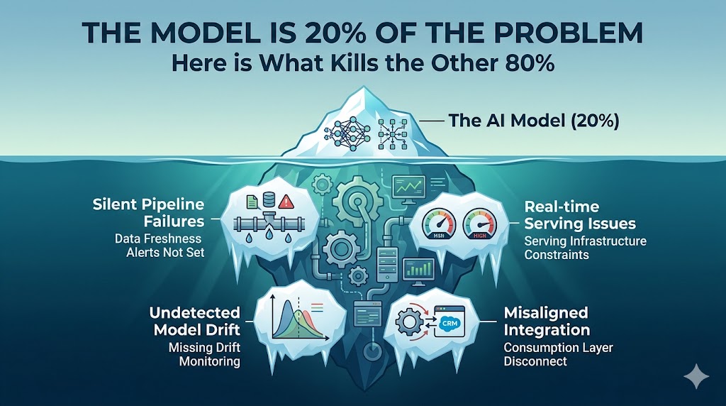 The model is 20% of the problem